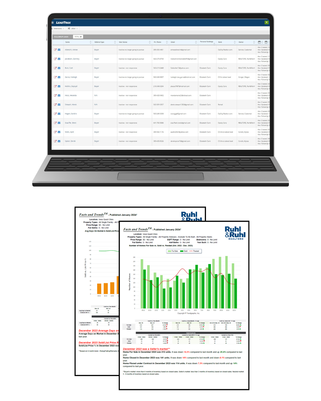 MacBook Pro beside plant in vase